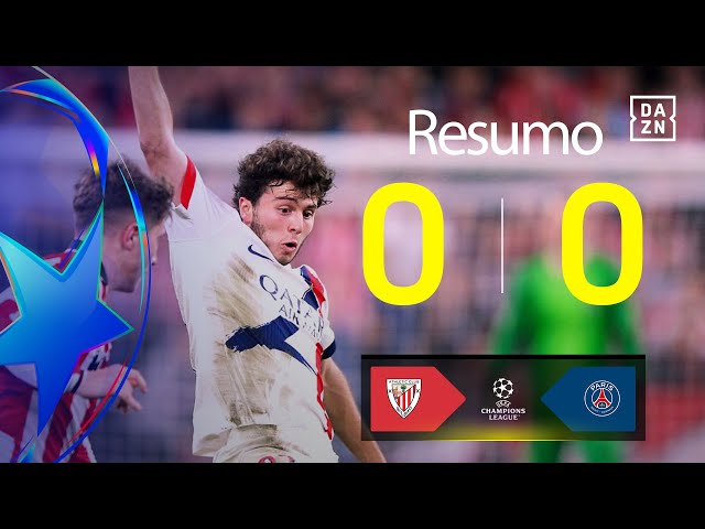 Liga Campeões: Athletic Bilbao 0 - 0 PSG (2025-2026)
