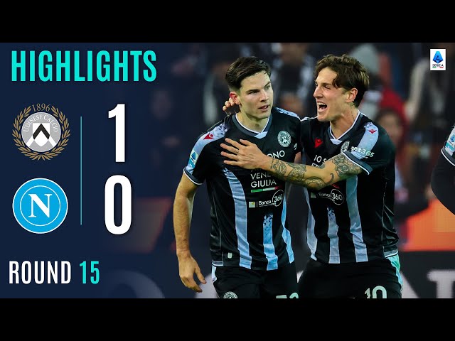 Serie A: Udinese 1 - 0 Napoli (2025-2026)