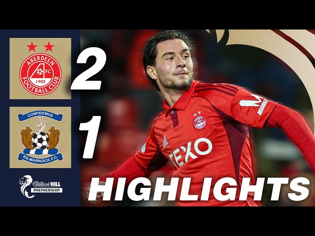 Premiership: Aberdeen 2 - 1 Kilmarnock (2025-2026)