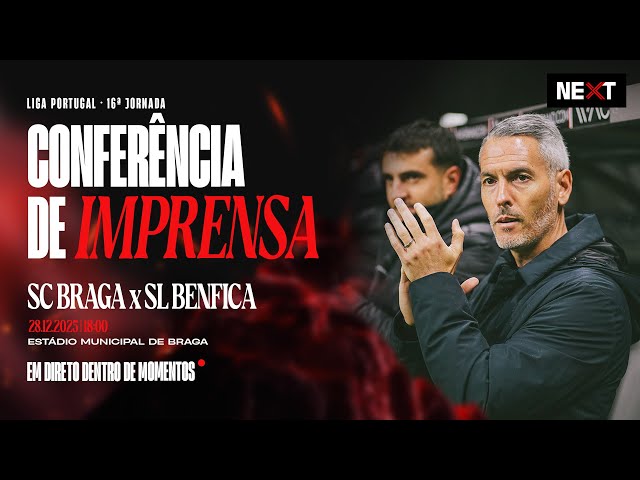 Liga Portugal Betclic: Antevisão de Carlos Vicens ao Sp. Braga vs Benfica (2025-2026)