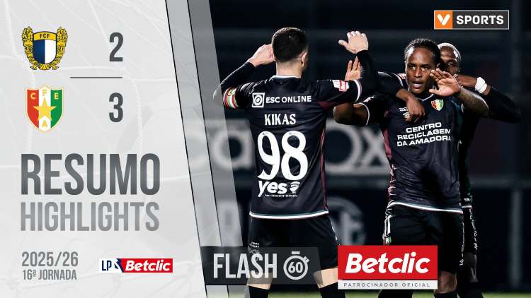 Liga Portugal Betclic: Famalicão 2 - 3 CF Estrela Amadora (2025-2026)