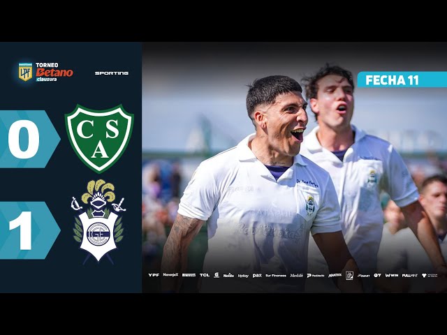 Liga Profesional: Sarmiento de Junín 0 - 1 Gimnasia La Plata (2025)