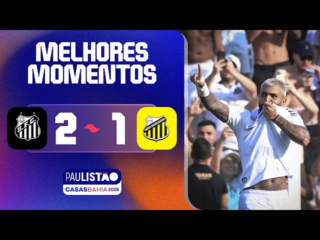 Campeonato Paulista: Santos 2 - 1 Novorizontino (2026)