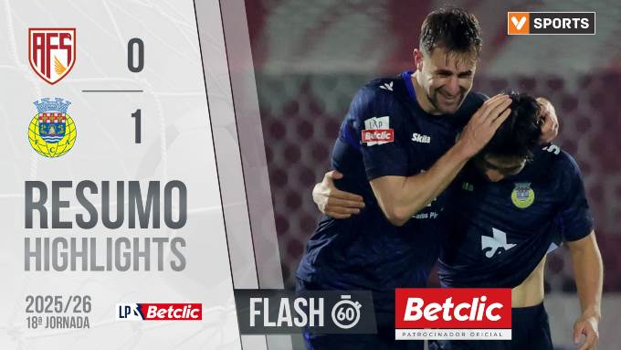 Liga Portugal Betclic: AVS SAD 0 - 1 Arouca (2025-2026)