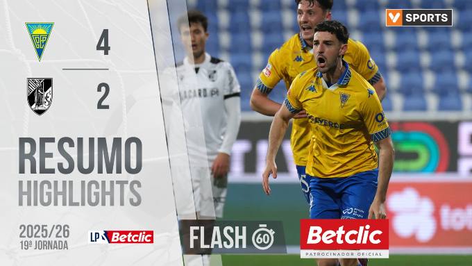 Liga Portugal Betclic: Estoril 4 - 2 V. Guimarães (2025-2026)