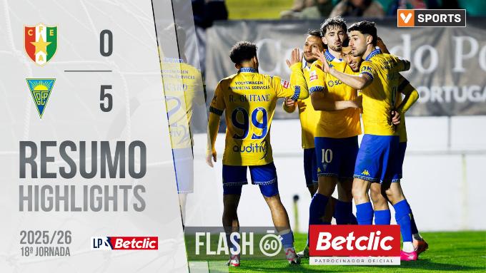 Liga Portugal Betclic: CF Estrela Amadora 0 - 5 Estoril (2025-2026)
