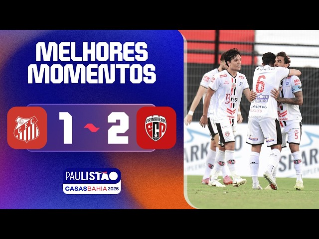 Campeonato Paulista: Capivariano 1 - 2 Primavera (2026)