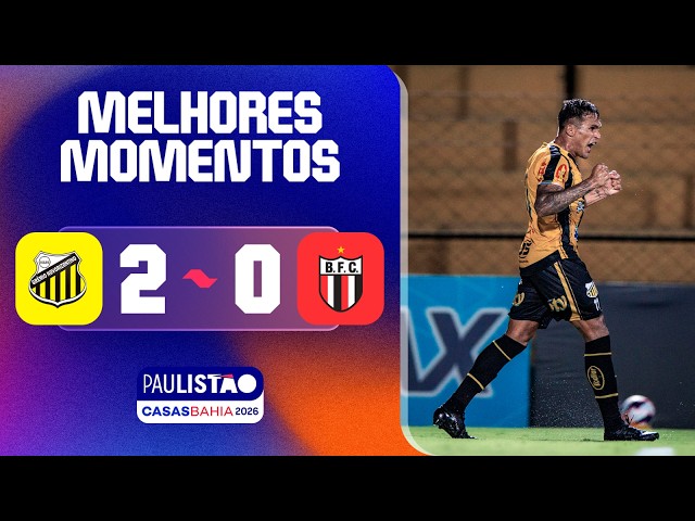 Campeonato Paulista: Novorizontino 2 - 0 Botafogo-SP (2026)