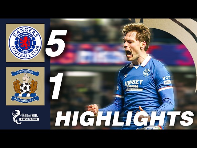 Premiership: Rangers 5 - 1 Kilmarnock (2025-2026)