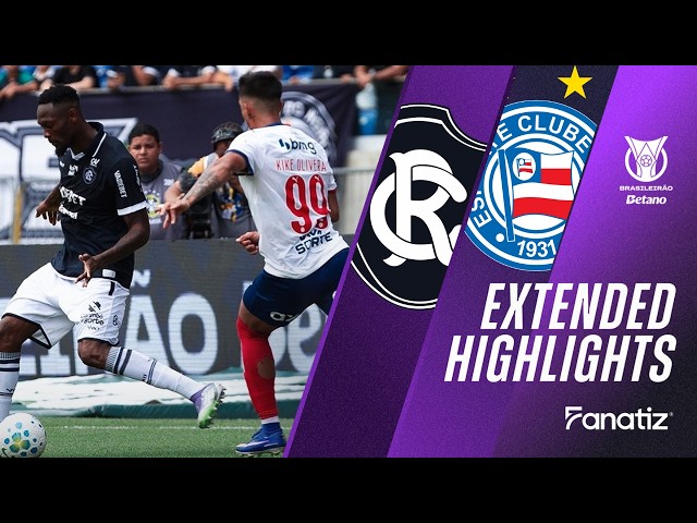 Brasileirão: Remo 4 - 1 Bahia (2026)