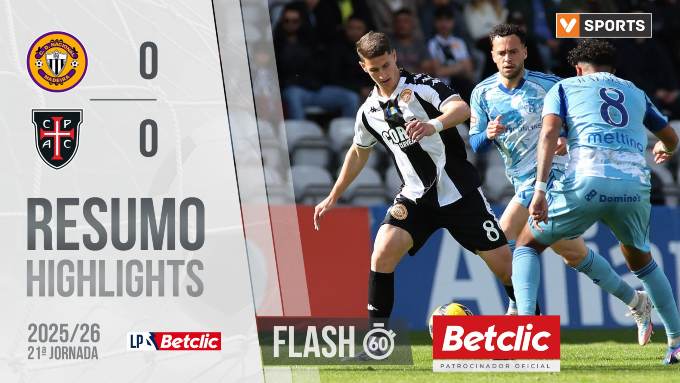 Liga Portugal Betclic: Nacional 0 - 0 Casa Pia (2025-2026)