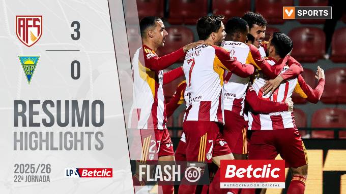 Liga Portugal Betclic: AVS SAD 3 - 0 Estoril (2025-2026)