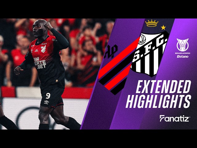 Brasileirão: Athletico-PR 2 - 1 Santos (2026)