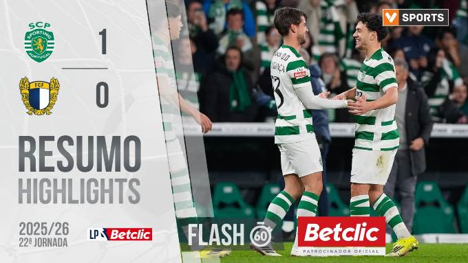 Liga Portugal Betclic: Sporting 1 - 0 Famalicão (2025-2026)