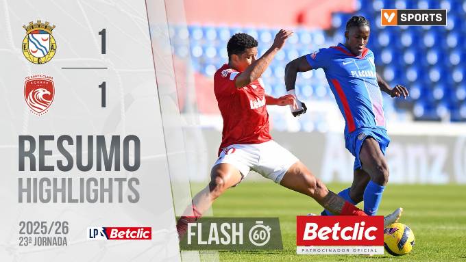 Liga Portugal Betclic: Alverca 1 - 1 Santa Clara (2025-2026)
