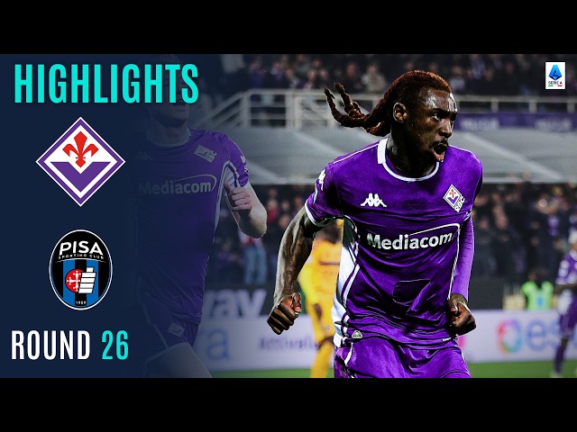 Serie A: Fiorentina 1 - 0 Pisa (2025-2026)