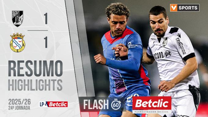 Liga Portugal Betclic: V. Guimarães 1 - 1 Alverca (2025-2026)