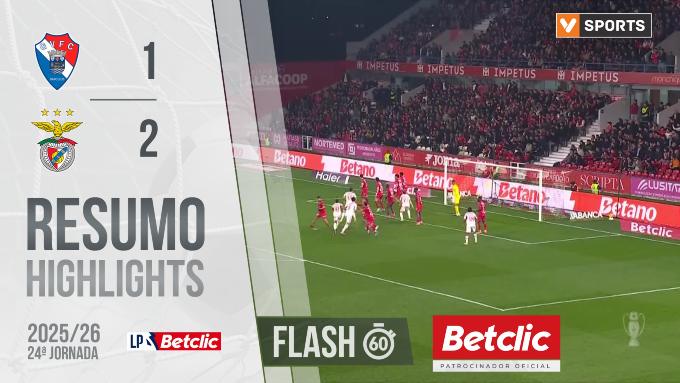 Liga Portugal Betclic: Gil Vicente 1 - 2 Benfica (2025-2026)