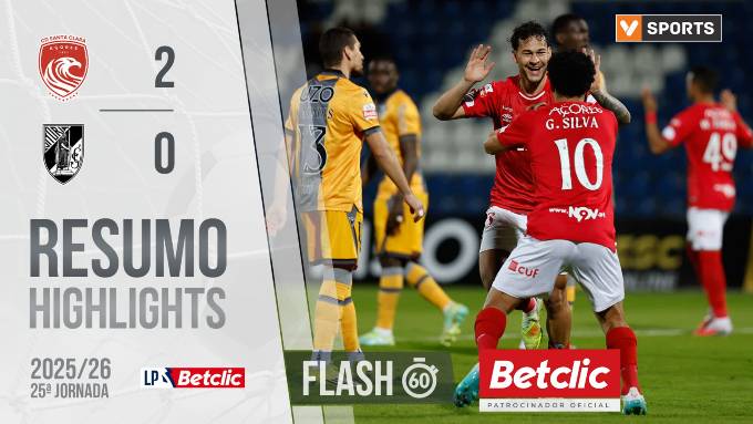 Liga Portugal Betclic: Santa Clara 2 - 0 V. Guimarães (2025-2026)