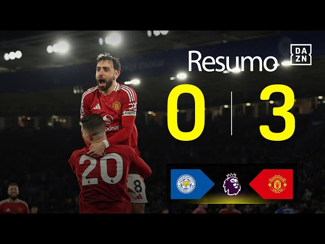 Premier League: Leicester 0 - 3 Man Utd (2024-2025)