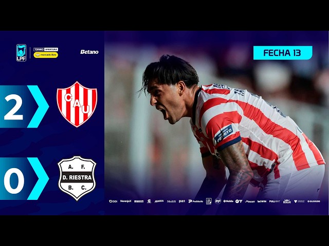 Liga Profesional: Unión de Santa Fe 2 - 0 Deportivo Riestra (2026)