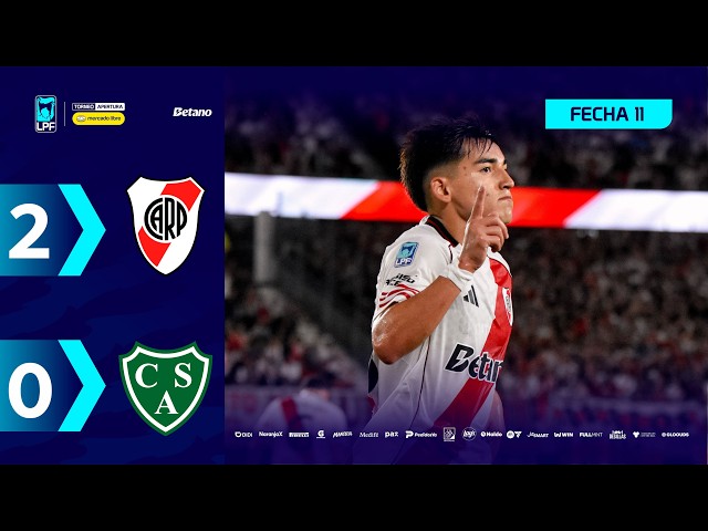 Liga Profesional: River Plate 2 - 0 Sarmiento de Junín (2026)