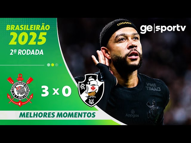 Brasileirão: Corinthians 3 - 0 Vasco (2025)