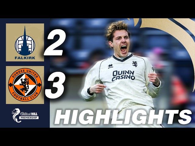 Premiership: Falkirk 2 - 3 Dundee Utd (2025-2026)