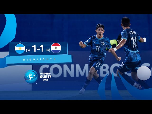 Sudamericano Sub-17: Argentina 3 - 4 g.p Paraguai (2025)