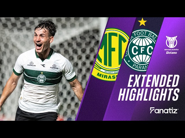 Brasileirão: Mirassol 0 - 1 Coritiba (2026)