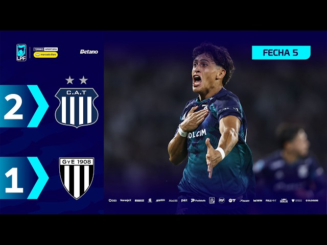 Liga Profesional: Talleres Córdoba 2 - 1 Gimnasia Mendoza (2026)