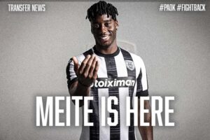OFICIAL: Benfica volta a emprestar Meité, desta vez ao PAOK Salónica