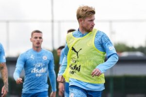 Man City: Kevin De Bruyne tem lesão muscular e vai desfalcar os "citizens" nos próximos meses
