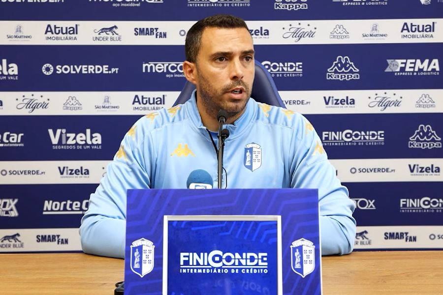 Vizela: Pablo Villar diz que foi mais difícil preparar jogo com Vitória de Guimarães