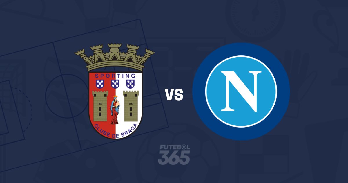 EM DIRETO: Acompanhe o Sp. Braga – Napoli da Liga Campeões