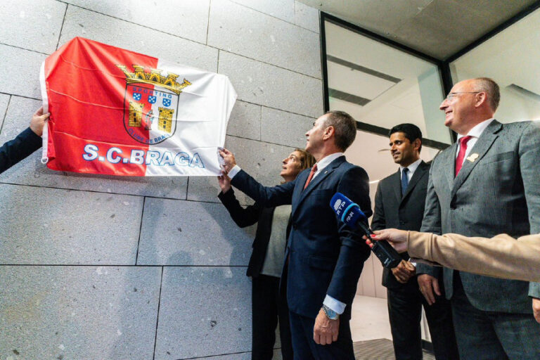 Sporting de Braga, clube “que não conhece impossíveis”, inaugura pavilhão