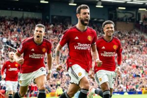 Inglaterra: Bruno Fernandes 'herói' em Old Trafford, Palhinha e Fábio Vieira também brilham