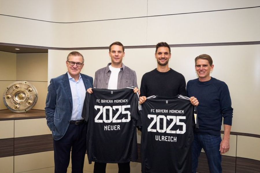 OFICIAL: Bayern anuncia as renovações de Manuel Neuer e Sven Ulreich, até 2025