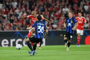 Benfica cede empate frente ao Inter Milão apesar de ‘hat-trick’ de João Mário