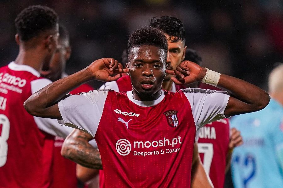 LC: Sporting de Braga sem Álvaro Djaló para deslocação a Nápoles