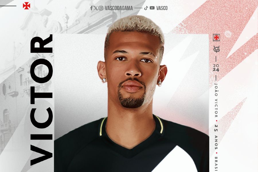 OFICIAL: Vasco da Gama anuncia contratação de João Victor ao Benfica