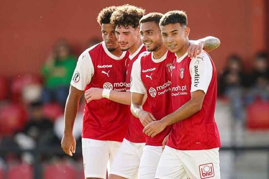 Liga Revelação: Sporting Braga vira jogo contra Rio Ave e mantém liderança