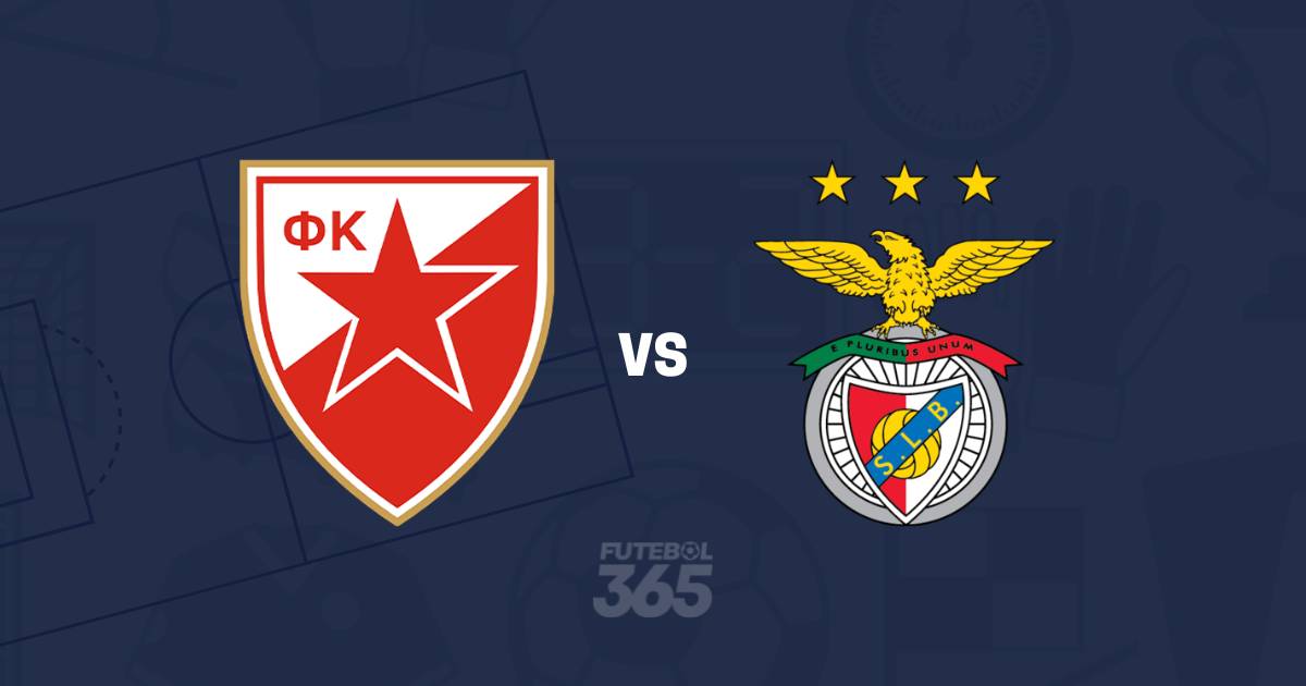 EM DIRETO: Acompanhe o Crvena Zvezda vs Benfica da Liga Campeões