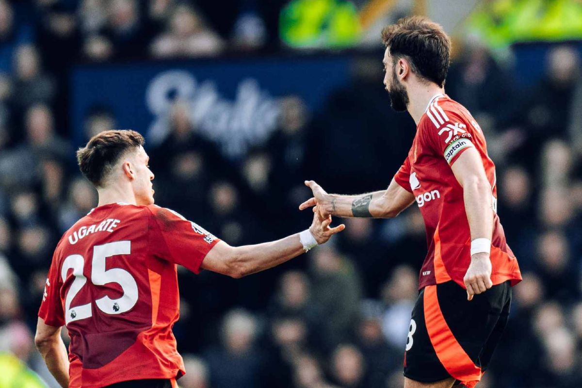 Inglaterra: Bruno Fernandes e Ugarte ‘resgatam’ empate para Manchester United