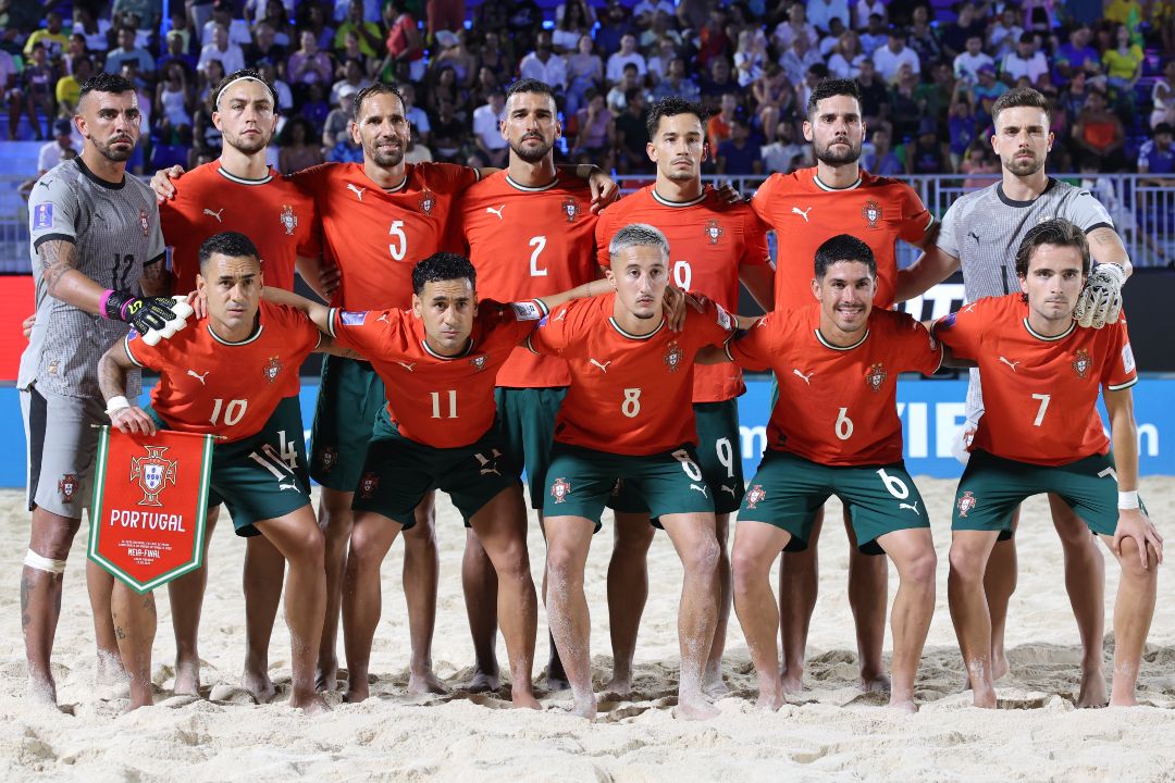 Portugal perde com Brasil e falha final do Mundial de futebol de praia