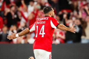 I Liga: Benfica goleia Arouca com ‘hat-trick’ de Pavlidis