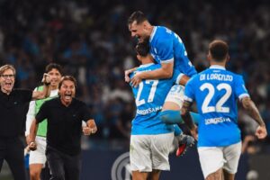Napoli conquista Supertaça italiana ao vencer Bologna com 'bis' de David Neres