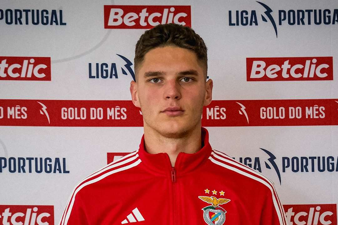 Georgiy Sudakov recebe prémio de Golo do Mês de novembro da Liga