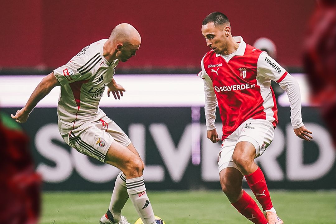 Taça da Liga: Benfica e Sporting de Braga defrontam-se pela quinta vez nas ‘meias’