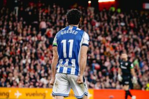 Guedes volta a marcar e vive melhor temporada desde 2021/22